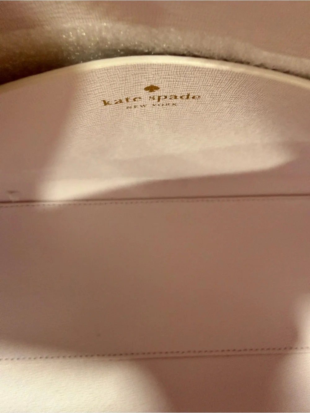 kate spade Light Lilac Dome Crossbody Satchel with Gold Hardware